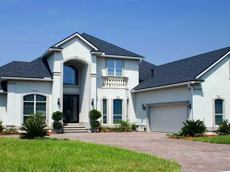 Finished two-story home with a new shingle roof in the Pensacola, FL area